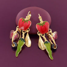 Load image into Gallery viewer, TARATATA - LEVER BACK EARRINGS FANTAISIE
PAPRIKA