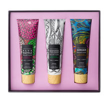 Load image into Gallery viewer, Indigenous HANDCREAM TRIO -
BLUE WATTLE, EUCALYPTUS, GINGER