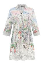 Load image into Gallery viewer, Dolcezza Sunday Afternoon Dress 25725 - Cafe Print