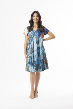 Load image into Gallery viewer, Printed Cotton Dress Easy Fit