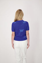 Load image into Gallery viewer, Gabby Isabella jacquard palm sweater (knit blouse)