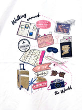 Load image into Gallery viewer, Gabby Isabela Travel T- shirt rhinestone
