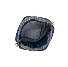 Load image into Gallery viewer, Black caviar Tribeca Quilted Kiara Navy Crossbody/Clutch