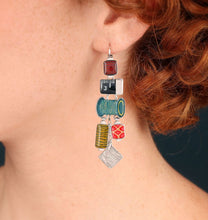 Load image into Gallery viewer, TARATATA - LEVER BACK EARRINGS FANTAISIE
RUBAN
