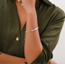 Load image into Gallery viewer, Franck Herval OLWEN alternate rectangular bracelet