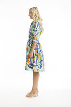 Load image into Gallery viewer, Orientique Cannes Collared Dress with Belt