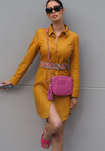 Load image into Gallery viewer, Cadelle Leather Beatrix Crossbody Fuchsia