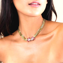 Load image into Gallery viewer, Franck Herval Crystallized drop necklace - Irene