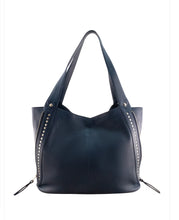 Load image into Gallery viewer, Cadelle leather Jessie Expandable Tote | Denim