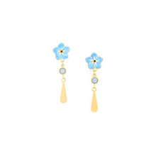 Load image into Gallery viewer, Franck Herval "forget me not " flower post earrings - Neela