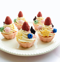 Load image into Gallery viewer, Handmade Artisan Natural Soap | Cupcake & Smiles | Strawberry Milk Scent