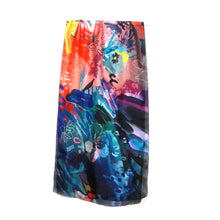 Load image into Gallery viewer, Wearable art scarf the silk collection samphire nights