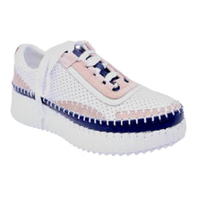 Load image into Gallery viewer, Otago- White / navy Hinako