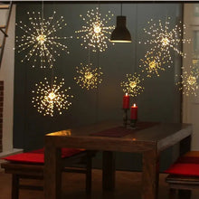 Load image into Gallery viewer, Led light hanging starburst lamp