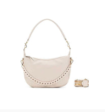 Load image into Gallery viewer, Black Caviar Adele 0atmeal Crossbody bag