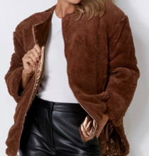 Load image into Gallery viewer, Gabby Isabella bronze puffer  jacket