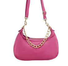 Load image into Gallery viewer, Cadelle Leather Elle Crossbody | Fuchsia