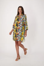 Load image into Gallery viewer, Gabby Isabella Jazz print  shirt dress