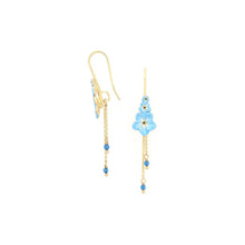 Load image into Gallery viewer, Franck Herval "forget me not " flower post earrings - Neela