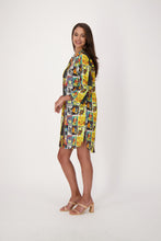 Load image into Gallery viewer, Gabby Isabella Jazz print  shirt dress