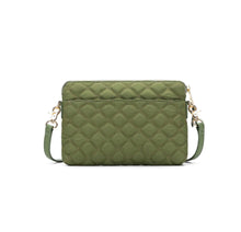 Load image into Gallery viewer, Black caviar Tribeca Quilted Kiara khaki Crossbody/Clutch