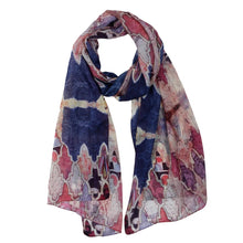 Load image into Gallery viewer, Wearable art scarf the silk dusty pink fashion