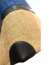 Load image into Gallery viewer, Le Panier Maeva basket navy /natural 26x38cm