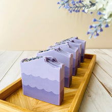Load image into Gallery viewer, Handmade Purple forest lavender soap made in Australia
