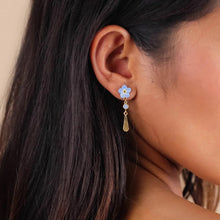 Load image into Gallery viewer, Franck Herval "forget me not " flower post earrings - Neela