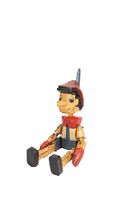 Load image into Gallery viewer, Wooden vintage Pinocchio small 20cm