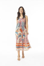 Load image into Gallery viewer, Ponta Verde Dress Round Necklione Sleeveless