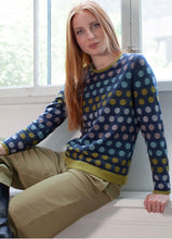 Load image into Gallery viewer, Mansted  Polka knit soft blue