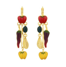 Load image into Gallery viewer, TARATATA - LEVER BACK EARRINGS FANTAISIE
PAPRIKA