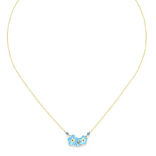 Load image into Gallery viewer, Franck Herval 3 flowers short necklace - Neela