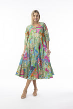 Load image into Gallery viewer, Santa Cruz Dress Shirred Sleeve