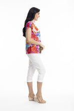 Load image into Gallery viewer, Orientique Jozani Cap Sleeve Top