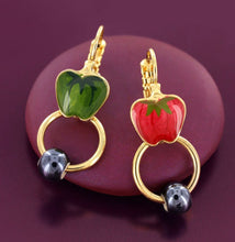 Load image into Gallery viewer, TARATATA - LEVER BACK EARRINGS FANTAISIE
PAPRIKA