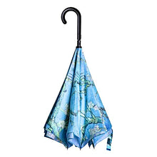 Load image into Gallery viewer, Galeria reversible umbrella Blossom almond tree Van Gough