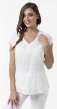 Load image into Gallery viewer, La Cotonniere  top top white 274