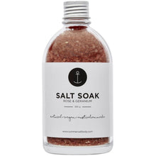 Load image into Gallery viewer, SALT SOAK | ROSE & GERANIUM - 350G