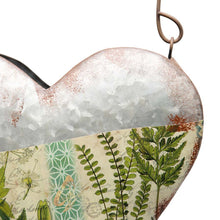 Load image into Gallery viewer, Natures Art’ w/Green Heart Hanging Potplanter 20×24/52cm
