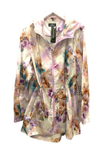 Load image into Gallery viewer, Lightweight raincoat jacket pink floral