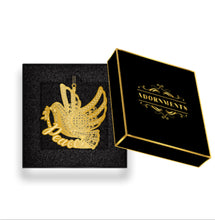 Load image into Gallery viewer, Brass gold plated three -dimensional Christmas ornaments