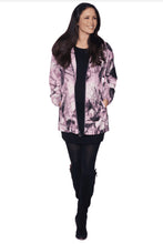 Load image into Gallery viewer, Lightweight raincoat jacket pink flower