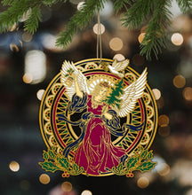 Load image into Gallery viewer, Brass gold plated three -dimensional Christmas ornaments