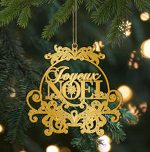 Load image into Gallery viewer, Brass gold plated three -dimensional Christmas ornaments