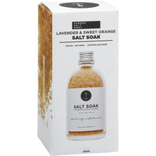 Load image into Gallery viewer, SALT SOAK | LAVENDER & SWEET ORANGE - 350G