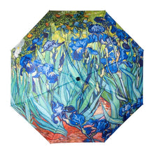Load image into Gallery viewer, Galeria folding umbrellas irises