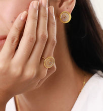 Load image into Gallery viewer, Franck Herval adjustable ring mother of pearl