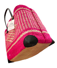 Load image into Gallery viewer, La Panier sisal fuchsia/beige 30x32cm
